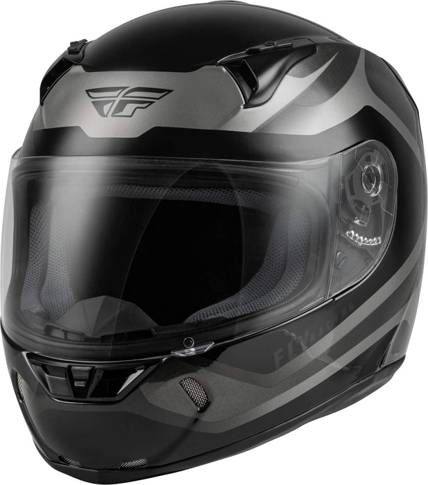 Fly Racing 73-8383L Revolt Rush Helmet Grey/Black Lg