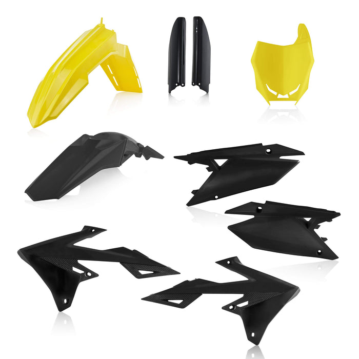 Acerbis Full Plastic Kits For Suzuki - Yellow/Black (2686551017)