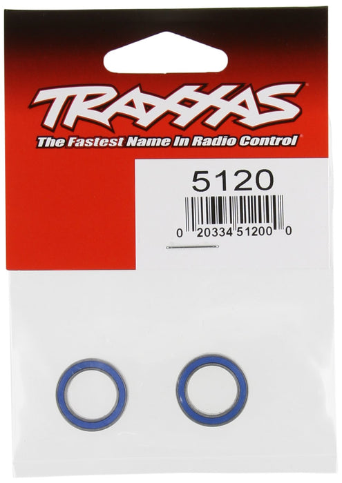 Traxxas 5120 12X18X4mm Ball Bearing with Blue Rubber Shield Set of 2