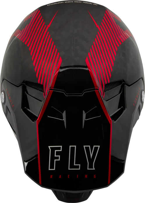 Fly Racing 2023 Adult Formula Carbon Tracer Helmet (Red/Black, X-Small)