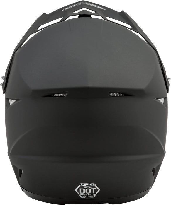 Gmax Mx-46 Off-Road Motocross Helmet (Matte Black, Large) G3460456