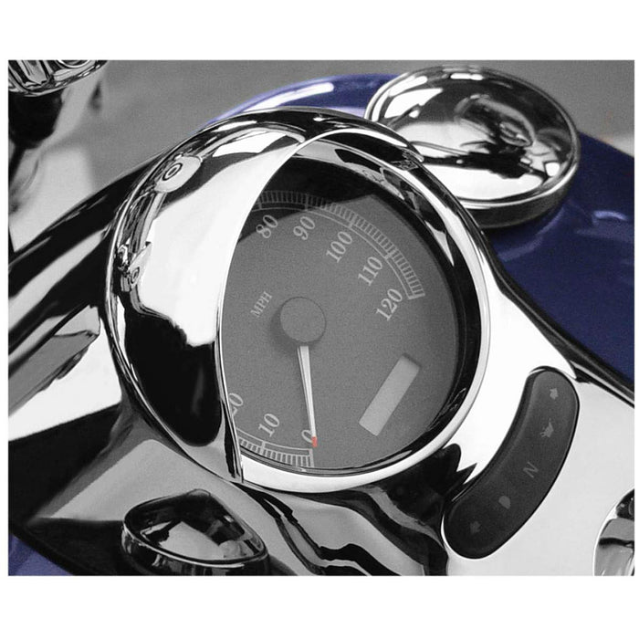 National Cycle - 04-07 Harley Davidson FLHRS Road King Custom Speed-Ometer Glare Stopper (N7840)