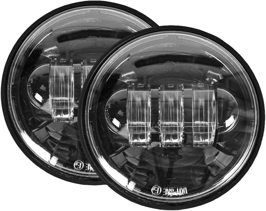 Cyron ABIG4.5-A6K Passing Lamps 4.5" Black Harley