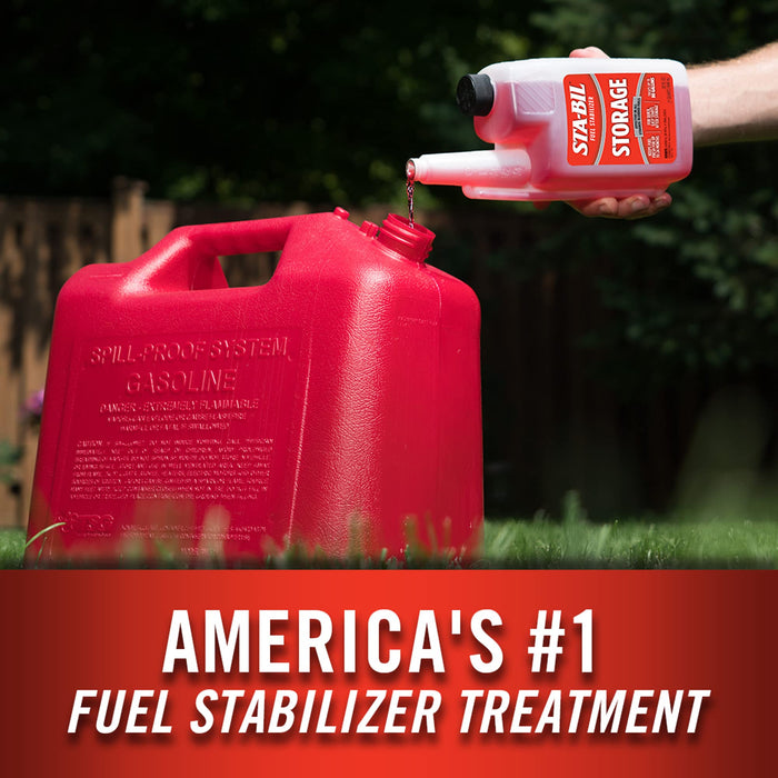 STA-BIL Storage Fuel Stabilizer - Keeps Fuel Fresh for 24 Months - Prevents Corrosion - Gasoline Treatment that Protects Fuel System - Fuel Saver - Treats 80 Gallons - 32 Fl. Oz. (22287)