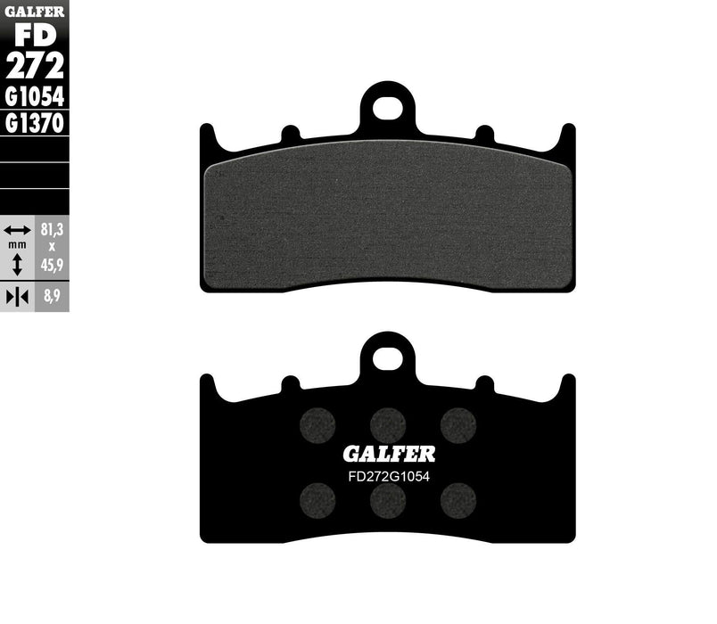 Galfer Semi-Metallic Brake Pads (Front G1054) Compatible With 07-18 BMW R1200R