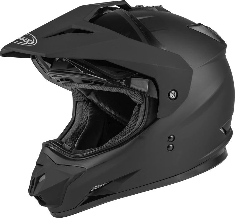 GMAX GM-11 Adult Dual-Sport Helmet for Riding Motorcycles, ATV? UTV? Snowmobiles and More (Matte Black, Small)