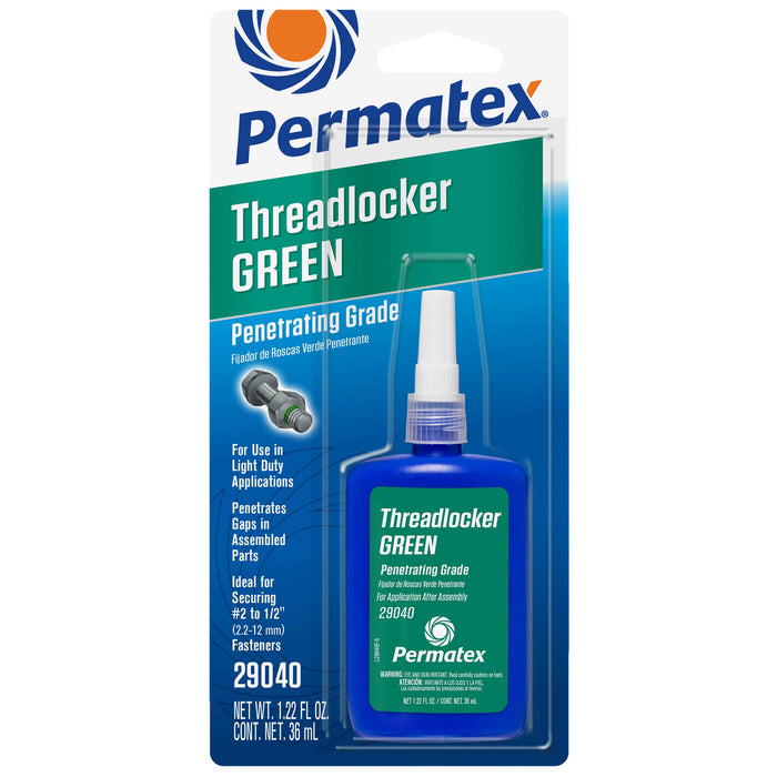 Permatex Penetrating Grade Threadlocker Green 36 Ml 29040