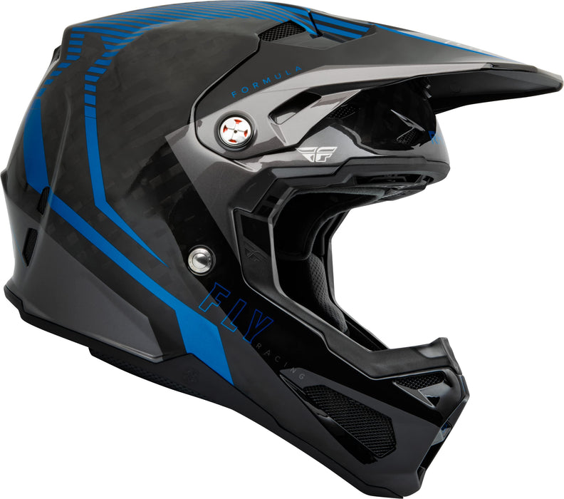 Fly Racing 2023 Adult Formula Carbon Tracer Helmet (Blue/Black, XX-Large)