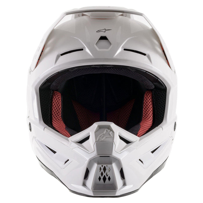 Alpinestars 83031212180-S S-M5 Solid Helmet - White Glossy (Small)