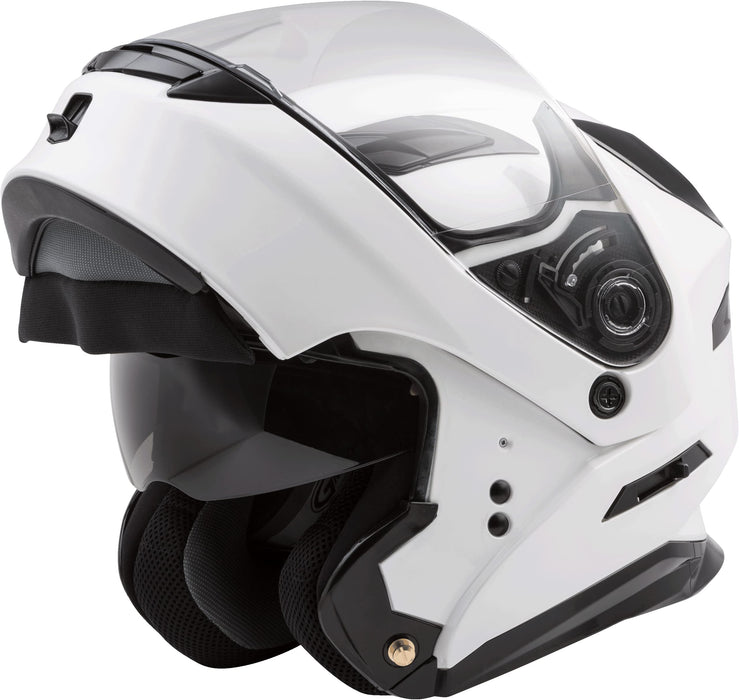 GMAX MD-01, DOT Approved Modular Helmet for Motorcycles, Scooters, Mopeds and More (Matte Black, XXX-Large)