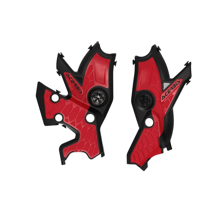 Acerbis X-Grip Frame Guard Black/Red Compatible with Yamaha 2911461042