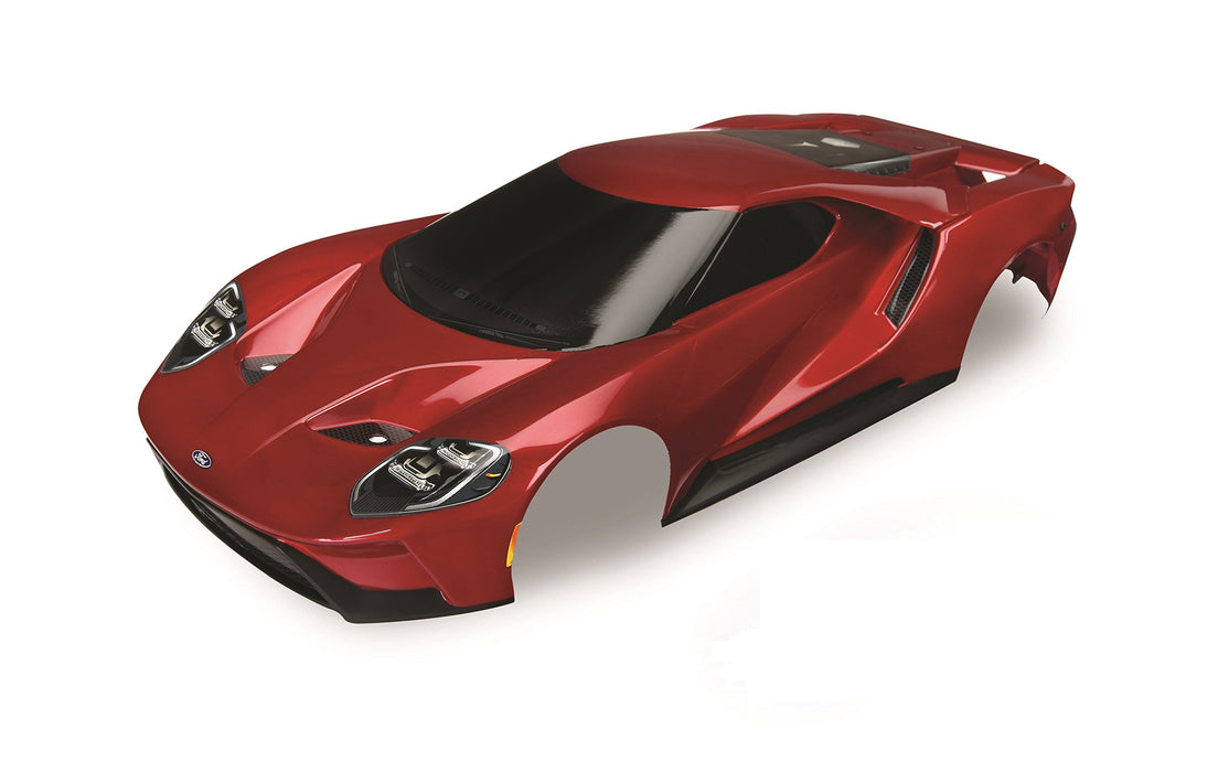 Traxxas Red Painted Ford Gt Body (1: 10 Scale) Vehicle