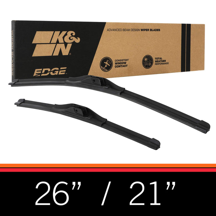 K&N Edge Wiper Blades 26in/21in 92-2621