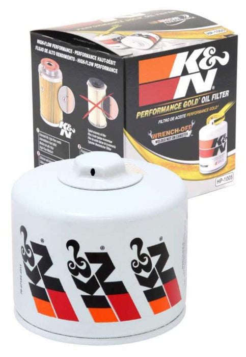 K&N Premium Oil Filter: Designed To Protect Your Engine: Compatible With Select Eagle/Mitsubishi/Dodge/Plymouth Vehicle Models (See Product Description For Full List Of Compatible Vehicles), Hp-1005 HP-1005