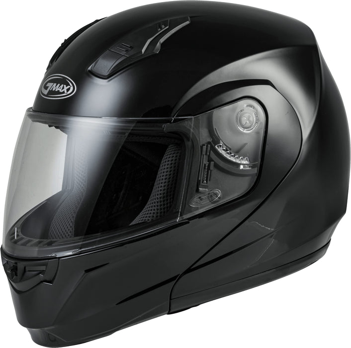 Gmax Md-04, Dot Approved Modular Helmet For Motorcycles, Scooters, Spyders, Mopeds And More (Black) G104029