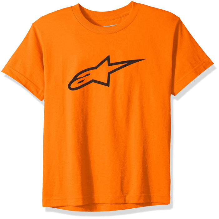 Alpinestars Boys TEE, Kid's Ageless el Orange/Black X-Small