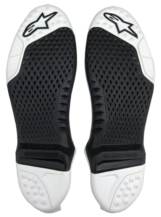 Alpinestars 25SUT20-12-112 Tech 10 Supervent Sole Black/White Sz 11/12