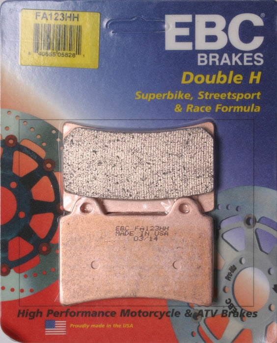 EBC Brakes Double-H Sintered Rear Brake Pads Compatible for Yamaha XV1600A Road Star 1999