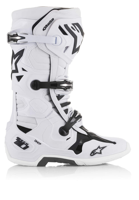 Alpinestars Tech 10 Boots White Size 12 482-01112