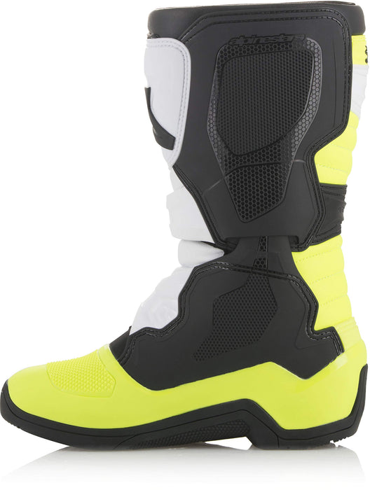 Alpinestars Tech 3S Youth MX Offroad Boots Black/White/Yellow