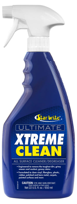 STAR BRITE Ultimate Xtreme Clean - Multi-Surface Cleaner & Degreaser, Perfect for Vinyl, Carpet, Fiberglass, Plastic, Rubber, Metal, Painted Surfaces - 22 OZ (083222P)