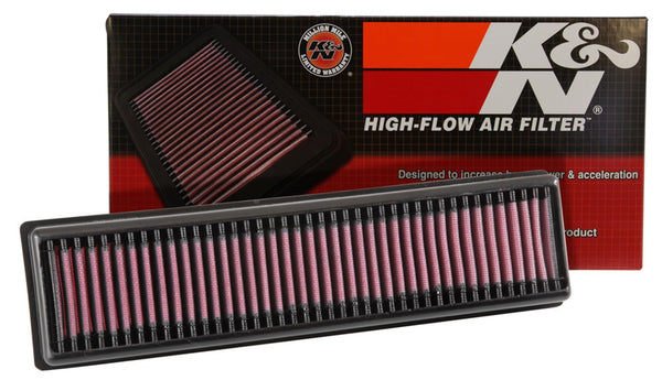 K&N Engine Air Filter: Increase Power & Acceleration, Washable, Premium, Replacement Car Air Filter: Compatible With 2014-2018 Mercedes Benz (C180D, C200D), 33-3047