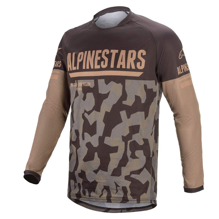 Alpinestars 3763019-849-L Venture R Jersey Mud Camo/Sand Lg