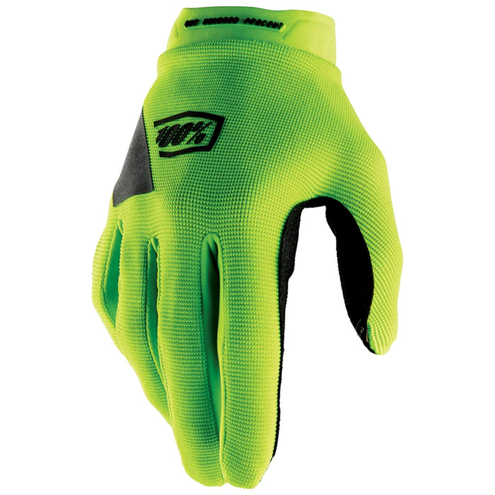 100% Ridecamp Women'S Gloves Fluo Yellow/Black Md 10013-00007