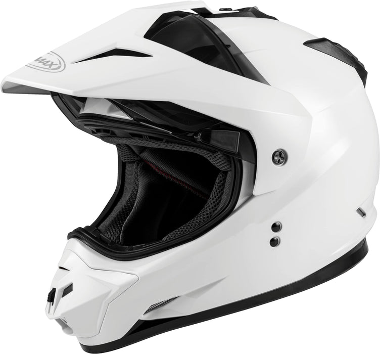 GMAX GM-11 Adult Dual-Sport Helmet for Riding Motorcycles, ATV? UTV? Snowmobiles and More (White, XX-Large)