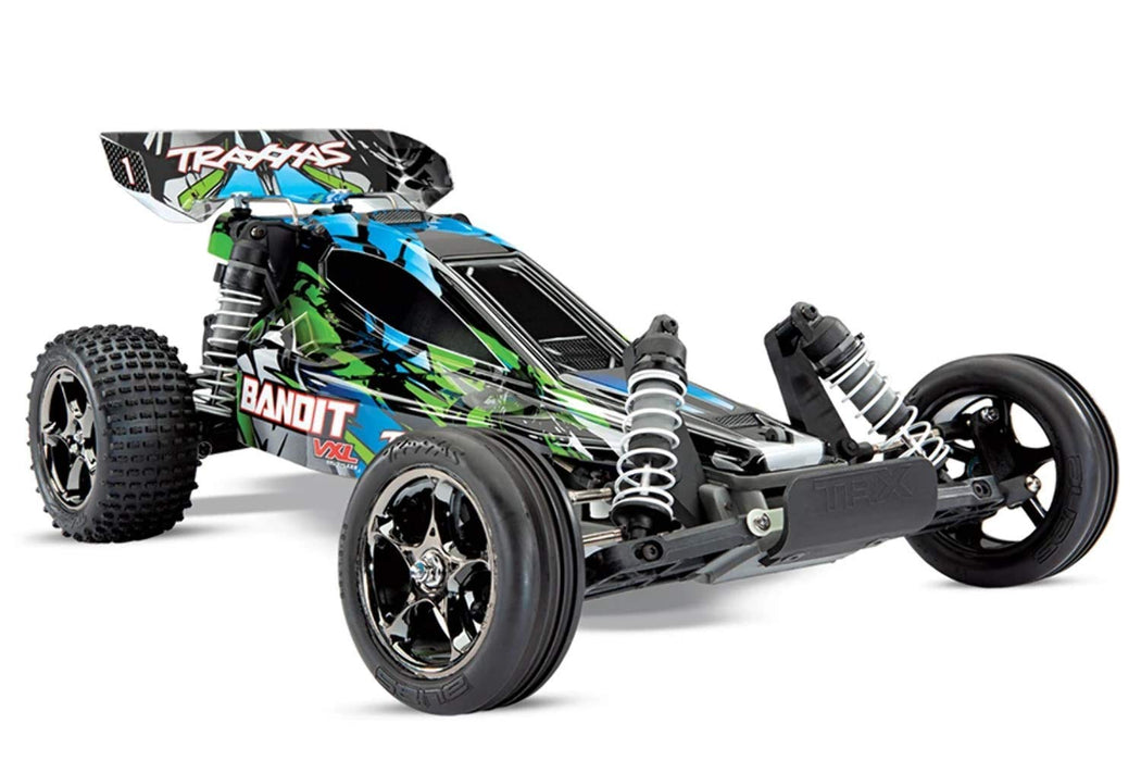 Traxxas Bandit Vxl: 1/10 Scale Off-Road Buggy With Tqi Link Enabled 2.4Ghz Radio System & Stability Management (Tsm) 24076-4-GRN
