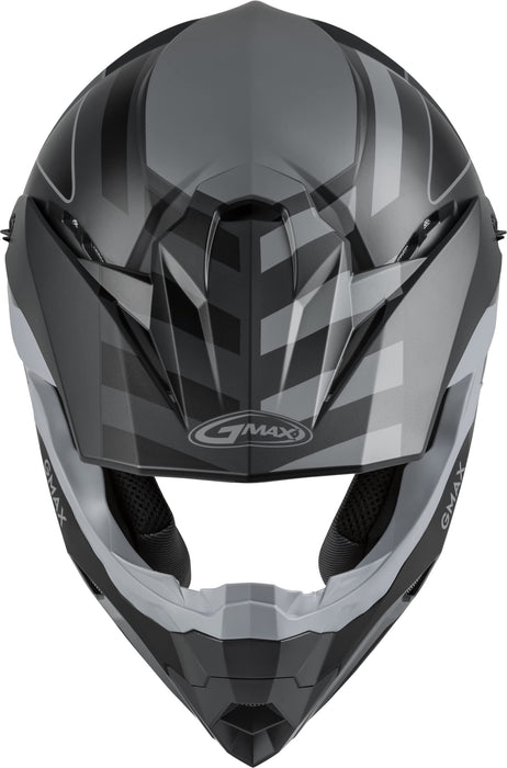 GMAX MX-86 Solid, Lightweight Full-Face Helmet for Motocross and Other Motor Sports (Matte Dark Grey/Black, X-Small)