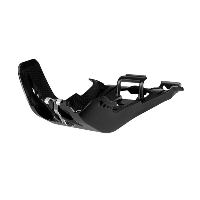 Polisport 8475300001 Fortress Skid Plate with Link Guard - Black