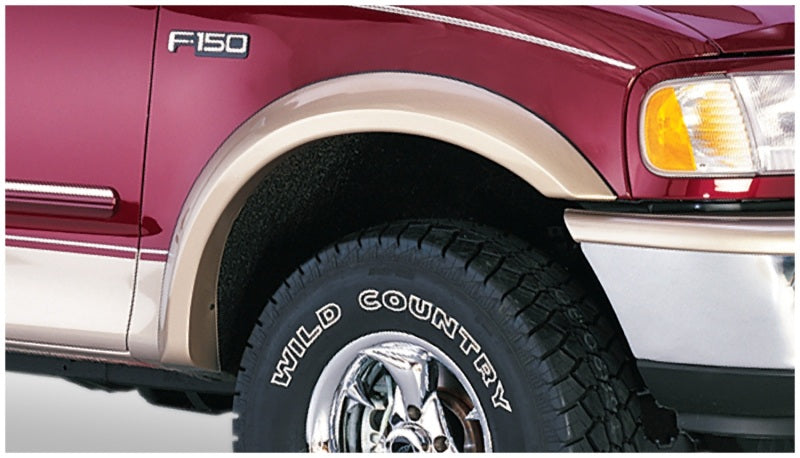 Bushwacker Black Extend-A-Fender Smooth Front Fender Flares For 97-03 F150 20033-11