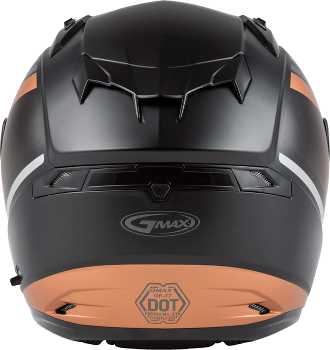 Gmax Of-77 Open-Face Reform Helmet Matte, Black/Pink/Silver, X-Small Size; 72-4750Xs O1776343