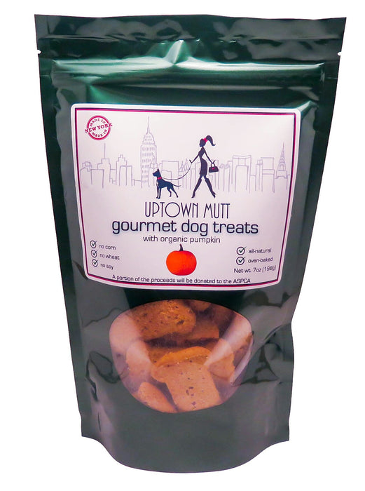 Healthy 100% All Natural Premium Organic Pumpkin Dog Treats by Uptown Mutt