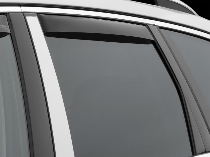 WeatherTech 11+ Volkswagen Touareg Rear Side Window Deflectors Dark Smoke 81578