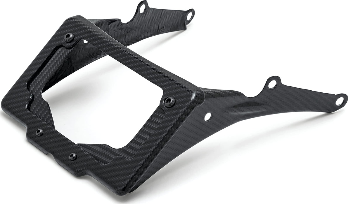 Kuryakyn Motorcycle Accessory: License Plate Mount For Indiance Ftr, Carbon Fiber, Black 7634