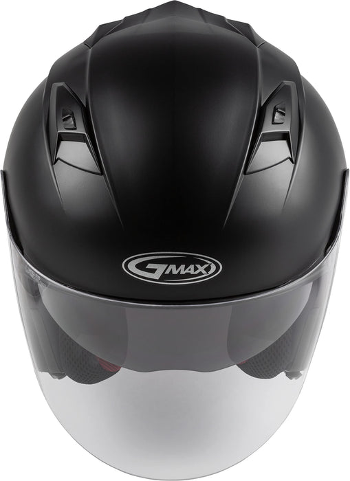 GMAX OF-77 Open-Face DOT Approved Motorcycle Helmet for Motorcycles, Scooters, Mopeds and More (Candy RED LG)