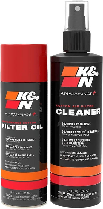 K&N Air Filter Cleaning Kit: Aerosol Filter Cleaner and Oil Kit; Restores Engine Air Filter Performance; Service Kit-99-5000, Multi