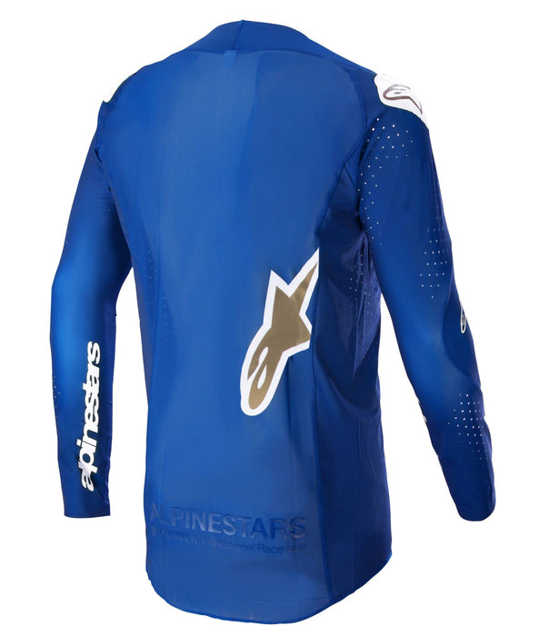 Alpinestars 2023 Supertech Bruin Men's Off-Road Motorcycle Jersey - Ucla Blue/Brushed Gold/X-Large