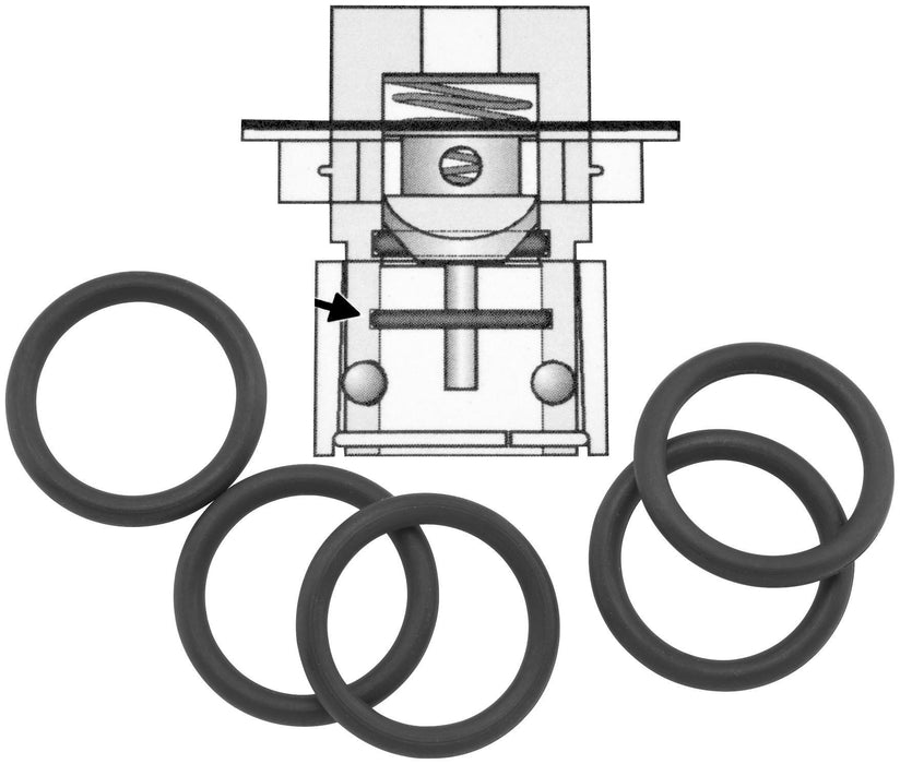 Fuel-Tool Check Valve Lower O-Ring (Air Bleed Valve O-Rings, Viton) for Harley Davidson Motorcycles