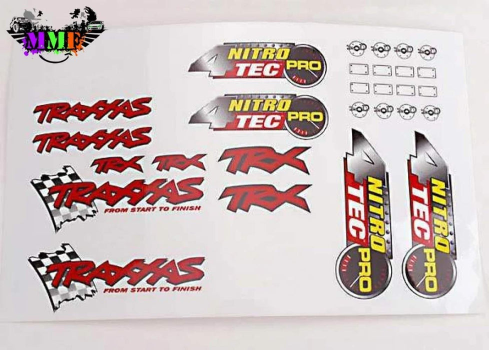 Traxxas TRA4814 Decal Sheet Nitro 4-Tec Pro