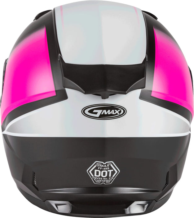 Gmax Ff-49S Full-Face Dual Lens Shield Snow Helmet (Matte Black/Pink/White, X-Small) G2495343