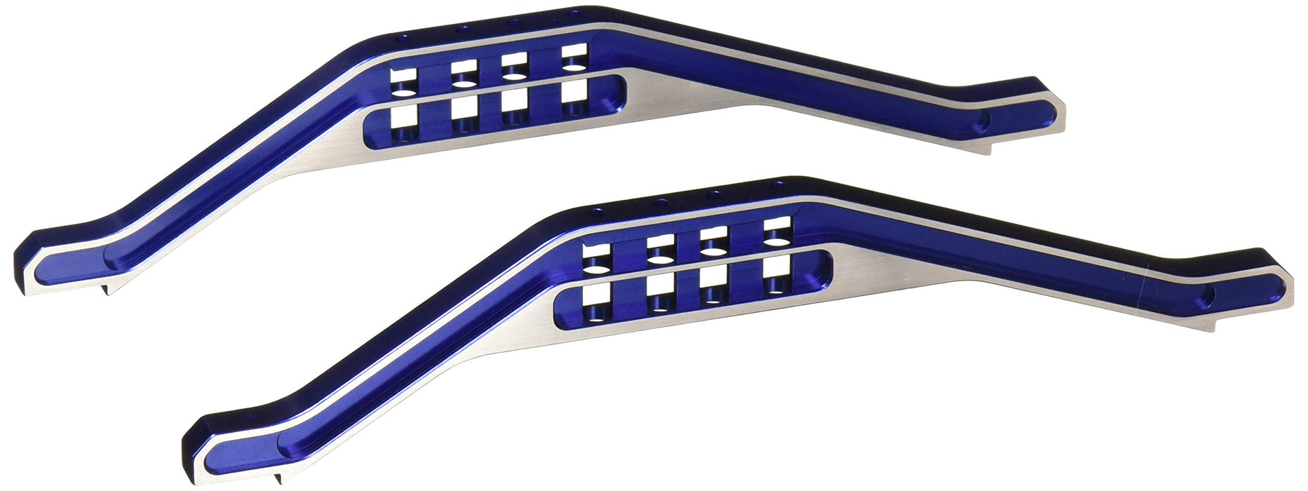 Traxxas 4923X Lower Chassis Braces Blue Aluminum