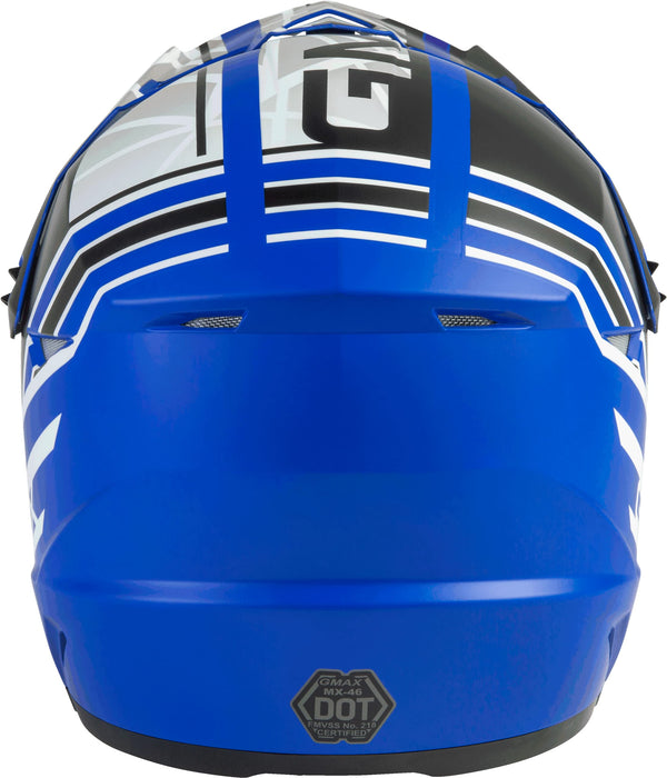 GMAX MX-46 Mega DOT Approved Full-Face Motorcycle Helmet for Off Road Riding and Racing