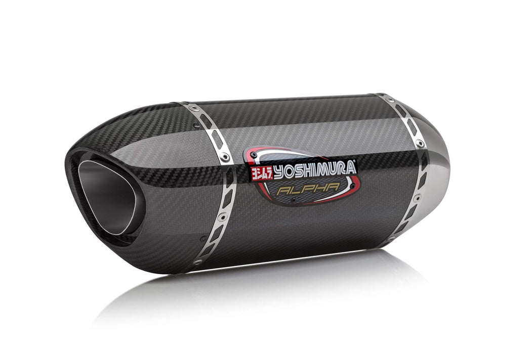 Yoshimura 960-1438 Exhaust Signature Alpha Slip-On Ss-Cf-Cf