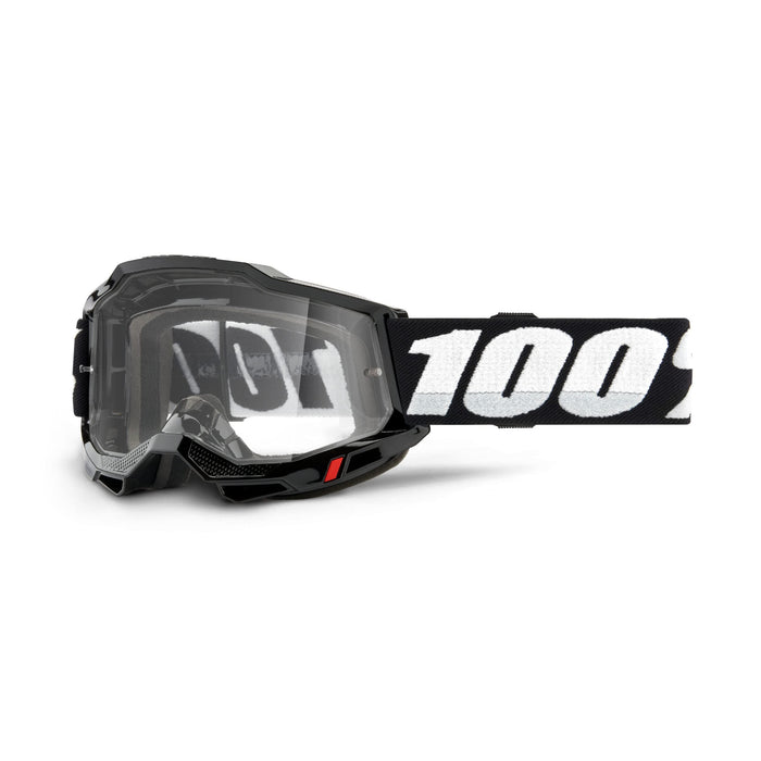 100% Accuri 2 OTG Motocross & Mountain Biking Goggles - Over the Glasses MX, MTB, Dirt Bike, Power Sport Protective Eyewear