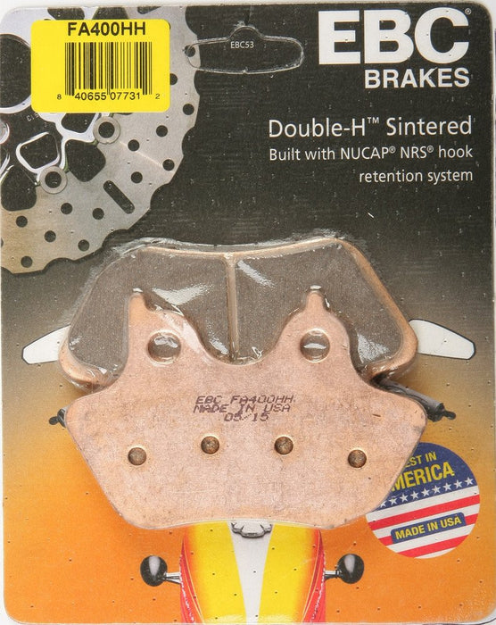 EBC Brakes Double H Sintered Metal Brake Pads Compatible for FLHR Road King 2007