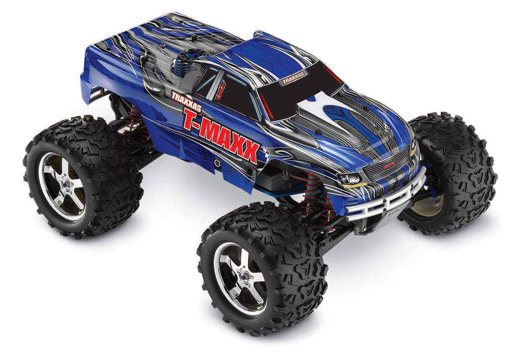 Traxxas T-Maxx 3.3: Powered 4WD Maxx Monster Truck (1/10 Scale) Blue