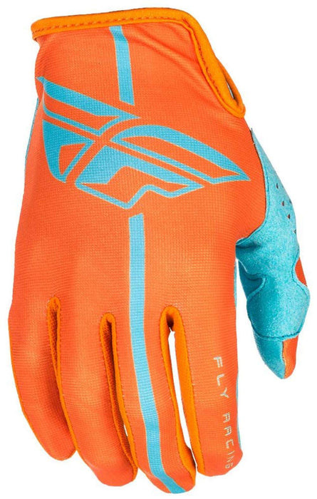 Fly Racing Men's Lite Gloves(Orange/Blue, Size 13),1 Pack